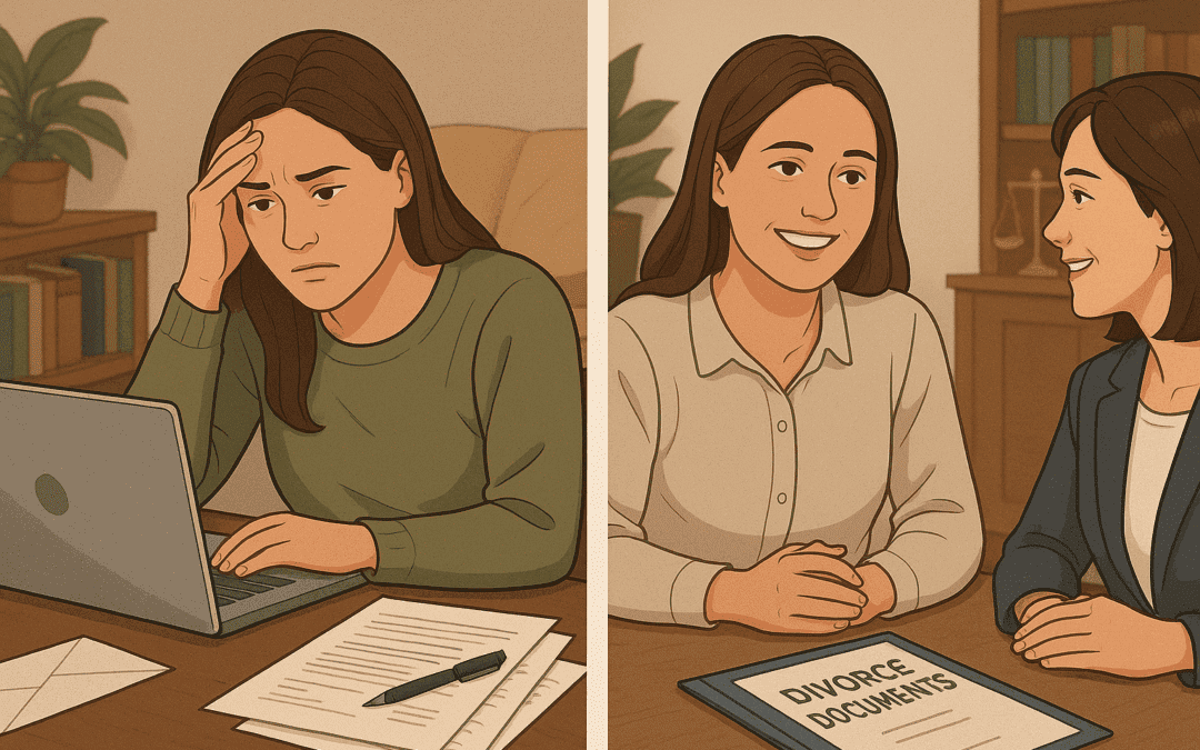 What If I Can’t Afford a Lawyer—But Don’t Trust Online Divorce Forms?