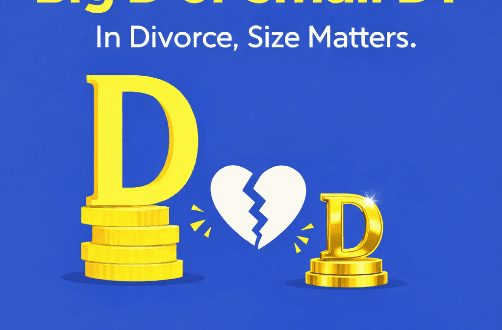 Big D or Small D? In Divorce, Size Matters.